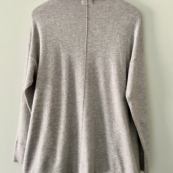Grey Open Front Cardigan with Pockets - Size EU M - Picture 4 of 4